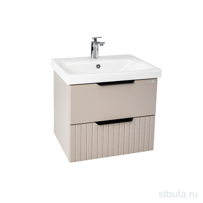 Умывальник MODUO 50 + Тумба  Сицилия  КАПУЧИНО MODUO 50 2 ящика подвесная 380x470x520 VIANT