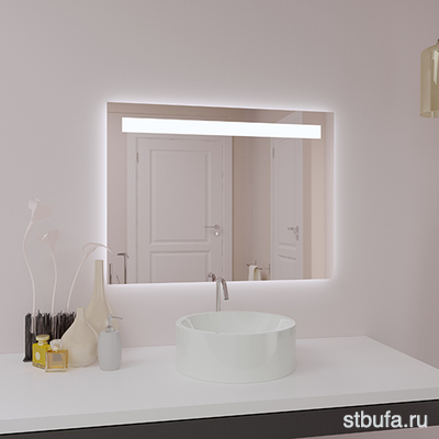 Зеркало  АУРА  800*600 с LED подсветкой сенсорный выключатель