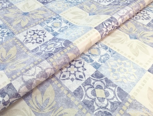 Клеенка на тканевой основе с PU покрытием  ELEGANCE  1,37*20м, мод. PU-PLNT19601								