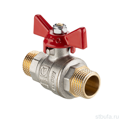 Кран шар. 1  ш/ш бабочка VALTEC BASE-ГОСТ (90)