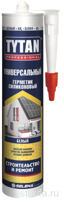 Герметик силиконовый универсальный TYTAN Professional белый 280мл (12)