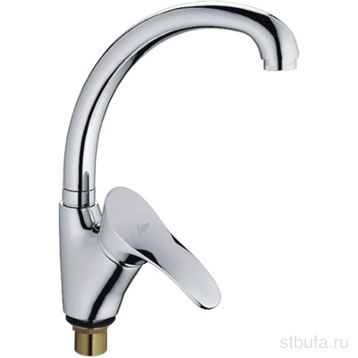 Смеситель для кухни LEDEME L5901 с гайкой, латунь, хром (1/10)