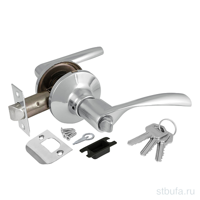 Ручка-защ. AJAX 6010 CP-Е (кл.-фикс) хром