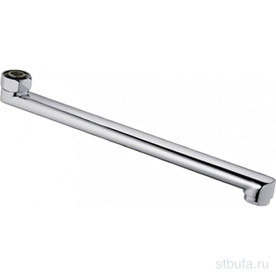 Излив LEDEME L35F плоский прямой, длина: 35 см, хром (100)