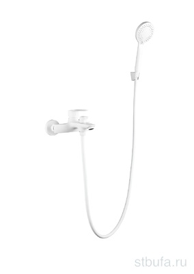 Смеситель для ванны с душем TSARSBERG TSB-25W-01 тип См-ВОРНШлА Белый (1/10)