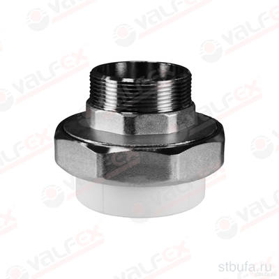 ППРС (полипропилен) Американка (муфта раз.) н/р D32*1 1/4 хр, Valfex  (10/50)