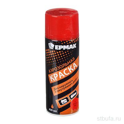 Краска аэрозоль 400мл, красная 04(9001/6) ЕРМАК