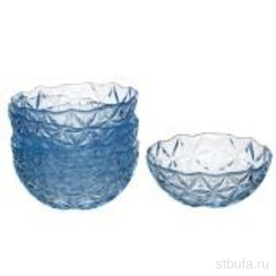 Набор Estrella Blue  6-ти салатников 130 мм 10543 Blue Pasabahce