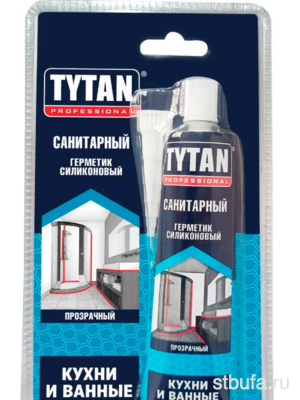 Герметик санитарный TYTAN Prof силикон бесцвет 85мл (24)