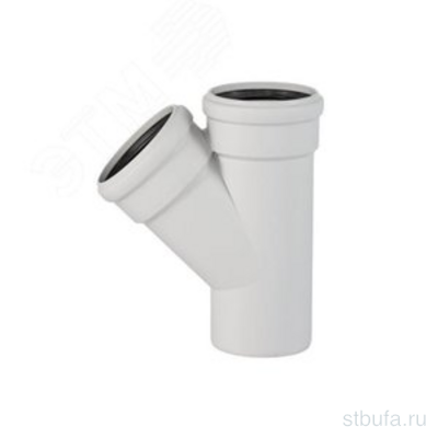 Тройник PRIME 45° 110/110 для вн. малошумной канализ. (18) VALFEX