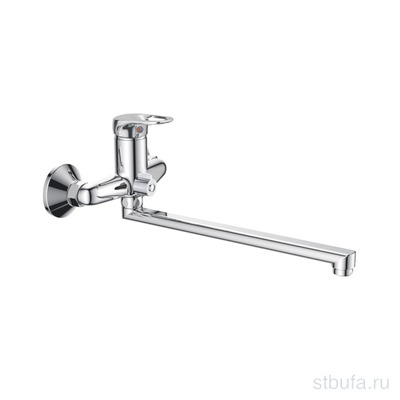 Смеситель для ванны, длинный излив, латунь VALFEX Altarin Сhrome (10)