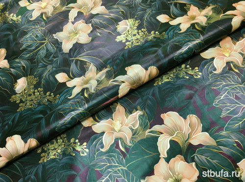 Клеенка на тканевой основе  FLOWERS , 1,37*20м, мод. LM-504AF										