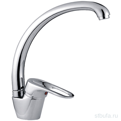 Смеситель для кухни LEDEME L4128-B цинк, хром (1/10)