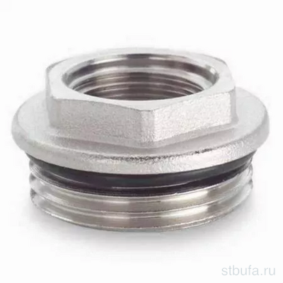 Футорка с уплотнительным кольцом 1/2  г * 3/4  ш,никелированный TIM (10/250)