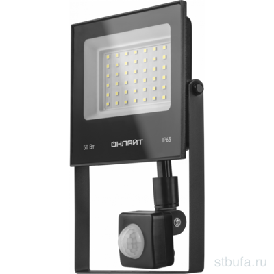 Прожектор с датчиком движения ОНЛАЙТ 90 687 OFL-02-50-6.5K-BL-IP65-LED (SNRA)