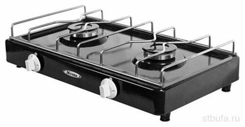 Плита газовая МЕЧТА-200М черная, 50х27,5x8см, 1,7кВт.
