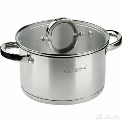 Кастрюля 3,5л[ЭТНА]20*11,5см, индукция Катунь