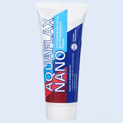 Паста  сантехническая  для  герметизации  резьбы  AQUAFLAX  NANО тюбик 270гр