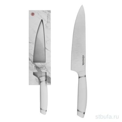 Нож кухонный 20,0см шеф-нож с пласт. ручкой [ASGARD]								