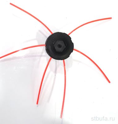 Головка с леской тип  Паук  пластм корпус 42# (100)