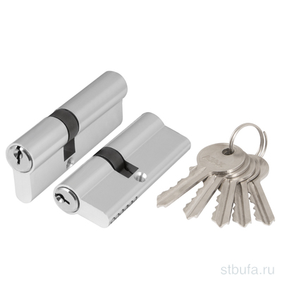 Механизм цилиндр. AJAX AX100/60 mm (25+10+25) CP хром 5 кл.
