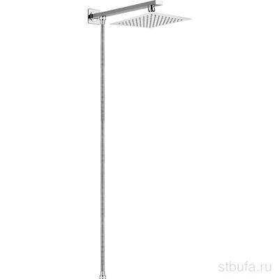 Верхний душ с креплением и шлангом LEDEME L2417 тропический душ L15-1 (20x20 см) хром (1)