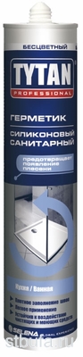 Герметик силикон санитарный TYTAN Professional белый 280мл (12)
