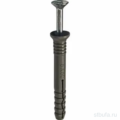 Дюбель-гвоздь 8*60 потай. борт., (Пакет ВП)  50 шт VIP