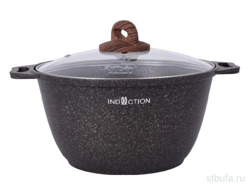 Кастрюля 4,0л со стек/кр.АП_GRANIT ULTRA INDUCTION (original) , арт.кгои42а КУКМАРА