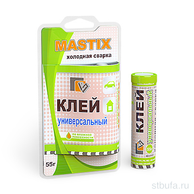 Клей холодная сварка MASTIX универсальный 55гр. в тубе (24)