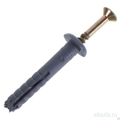 Дюбель-гвоздь 6*40 потай. борт., 470шт в п/к 2000мл VIP