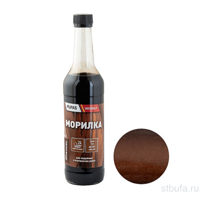 Морилка ПУФАС неводная палисандр Decoself (0,5л) (12)