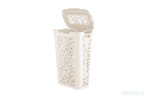 Корзина для белья LEAVES 60л 440*340*635мм. арт.С48907 ПБ