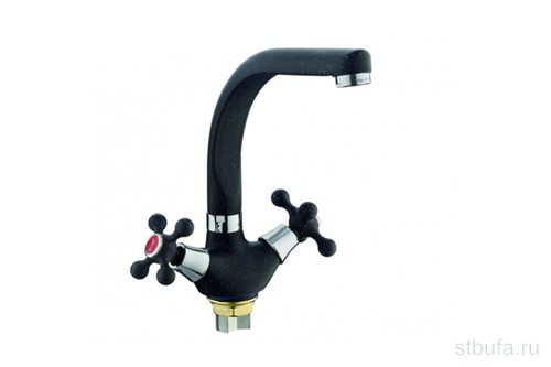 Смеситель FRAP кухня  F5408-7 ЧЕРНЫЙ (10)