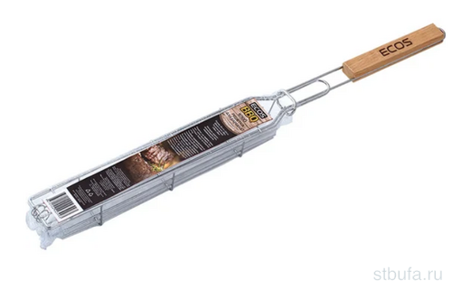 Решетка для барбекю ECOS 9710D (49*4*3,5см, хром)
