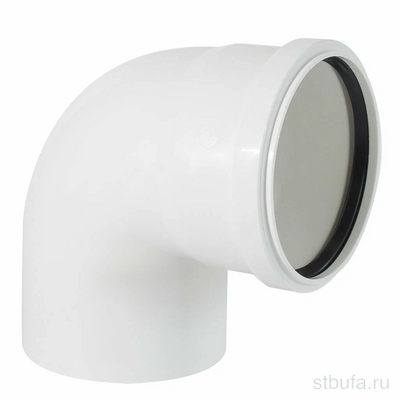 Отвод PRIME 87°  50 мм для вн. малошумной канализ. (250) VALFEX