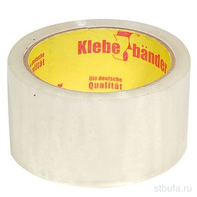 Скотч Klebebander 50мм*50м проз. 40мк арт.225 (6/36)