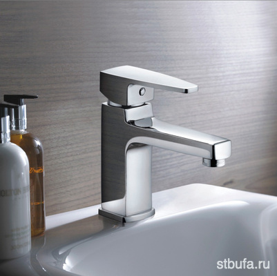 Смеситель для умывальника LEDEME L1030 цинк,  крепления: AZL13 (гайка М32*1.5), хром (1/10)