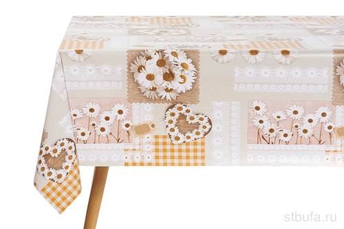 Клеенка ПВХ на нетканой основе Dekorelle Jakline 379, разм. 1,4х20м								