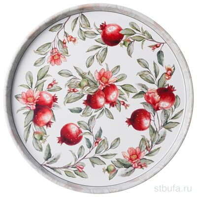 Поднос сервировочный agness 33*2,1 см.