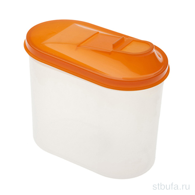 Банка для сыпучих продуктов овальная 1,5л. С294