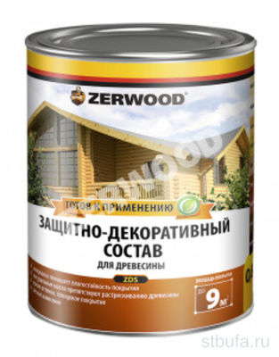 Защитно-Декор.состав ZERWOOD ZDS/калужница  3л алк (4)