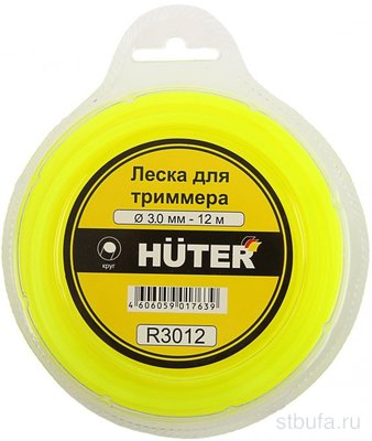 Леска для триммера R3012 (круг) HUTER (2)