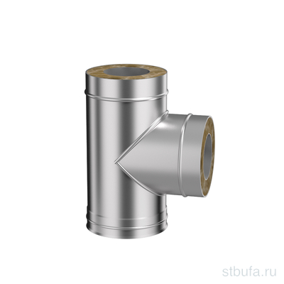 Тройник сэндвича-И 90 х 210 х 150; AISI 430 0.50 + AISI 430 0.80 (КОНДЕНСАТ)
