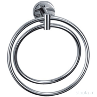 Полотенцедержатель  Двойное кольцо  LEDEME L1704-1, хром (1)