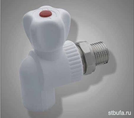 Кран шаровой радиаторный угловой НР латунь PPR-GRL25*3/4M FRAP (60)  F142.2505