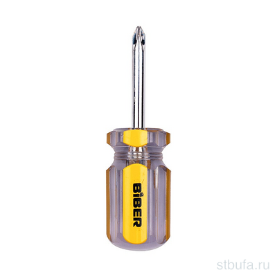 Отвертка  Стандарт  PH 2х38мм (бочка) (24/480) БИБЕР 85589