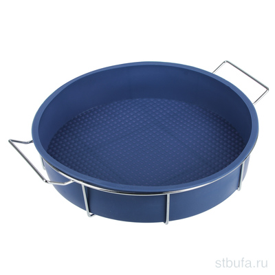 Форма силиконовая круглая на мет. подставке 25x6 см HS-305 VETTA