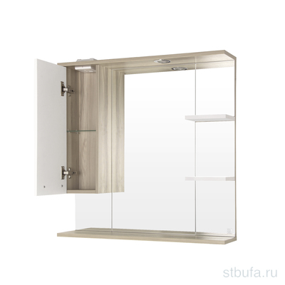 Шкаф зеркальный  Ориноко 1000   свет Style Line ГОСТ