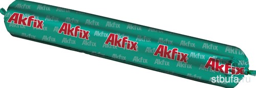 Герметик  ПУ быстросохнущий Akfix AS637FC серый 600мл.(PU-41FC) (12)